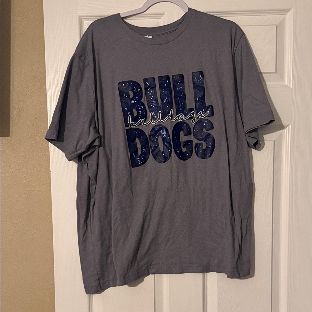 Bella Canvas Gray Bulldogs Tee